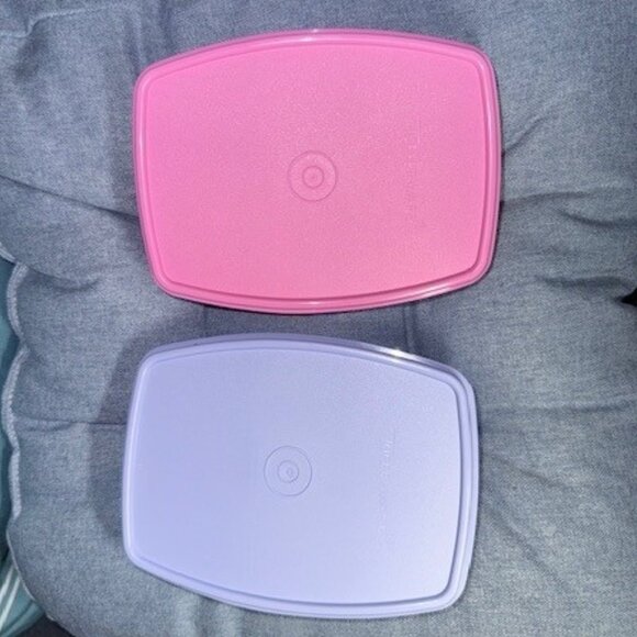 Tupperware Slim Divided Lunch Containers - 2pc Set - Picture 3 of 6